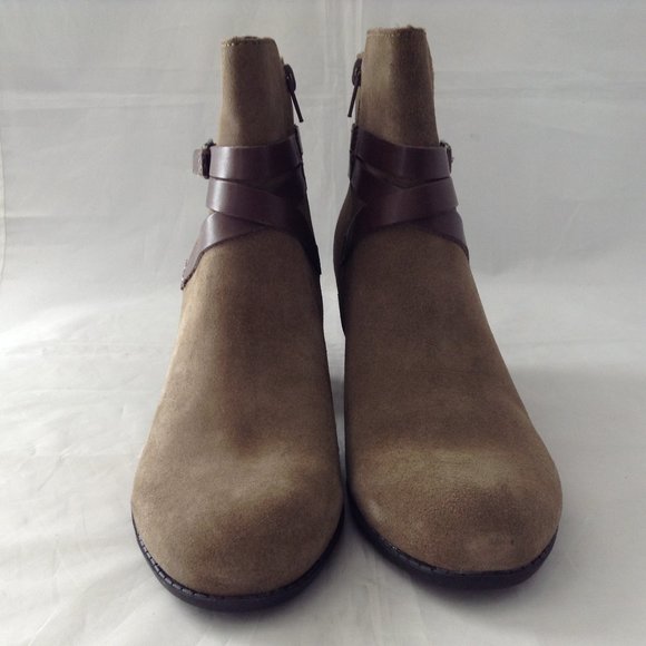 Clarks Womens Enfield Coco Olive Ankle Boot 10 M - Picture 4 of 9